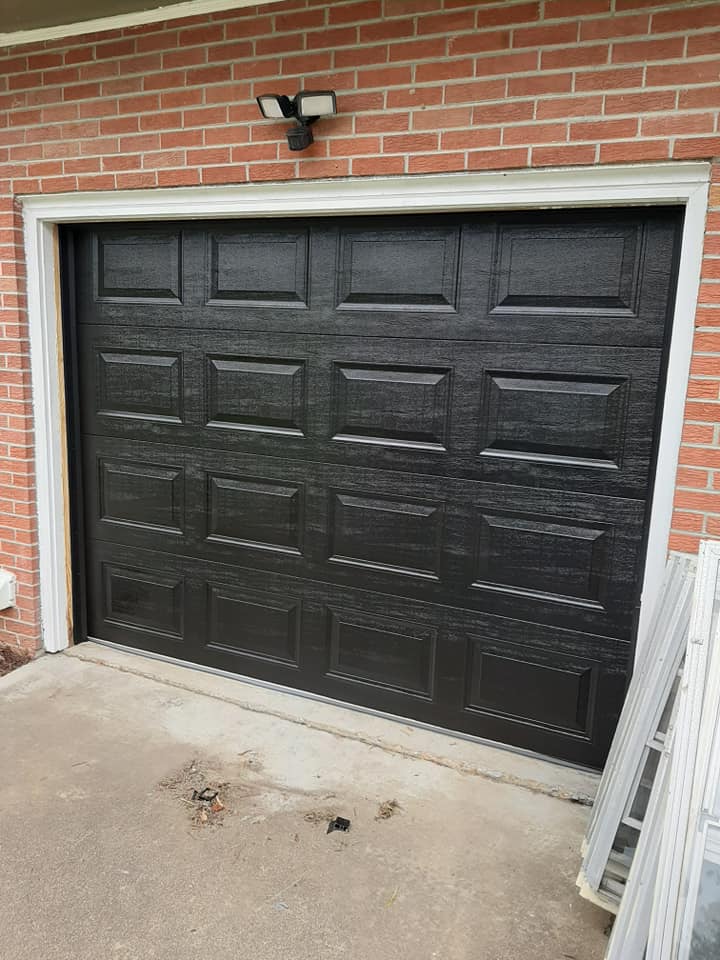 black-garage-doors walt garage doors repai inc